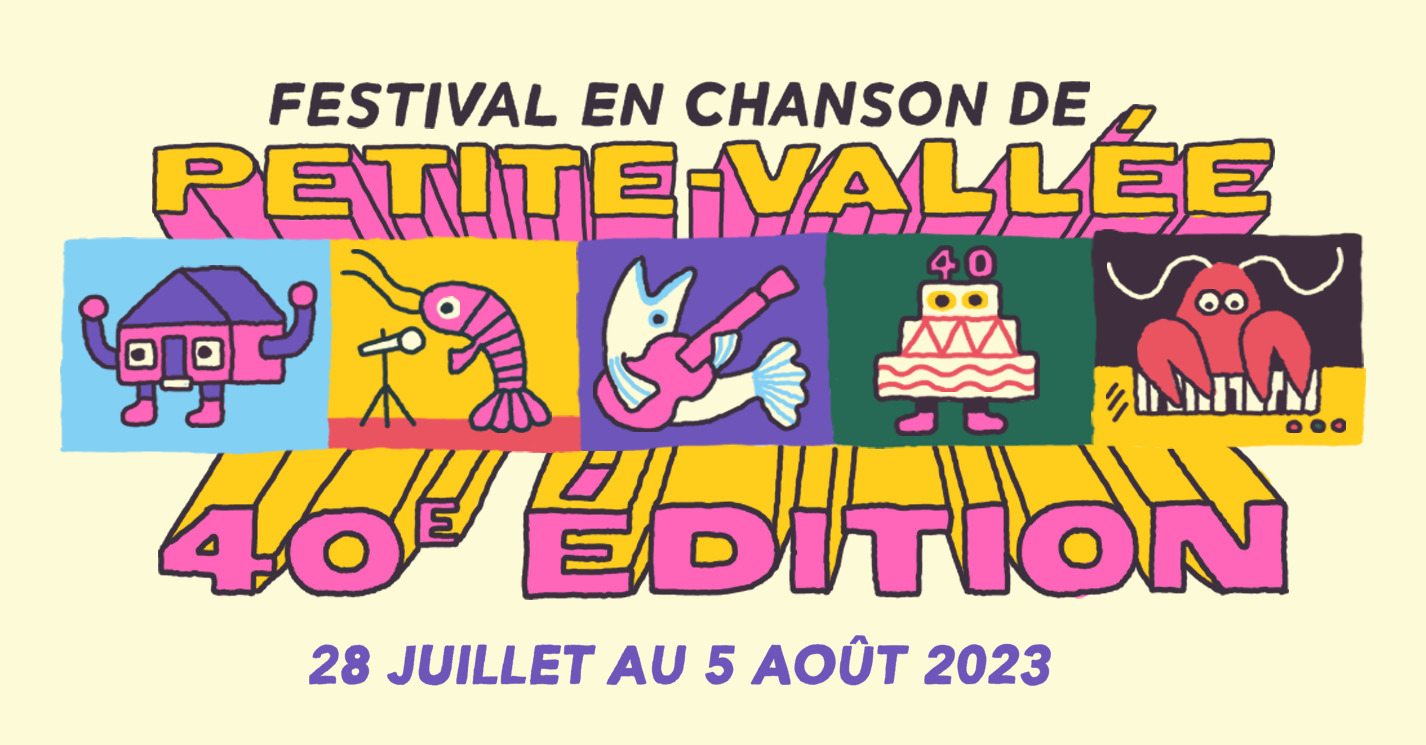 Programmation du Festival en chanson de Petite-Vallée : 40 ans à célébrer et soutenir la chanson dans tous ses états