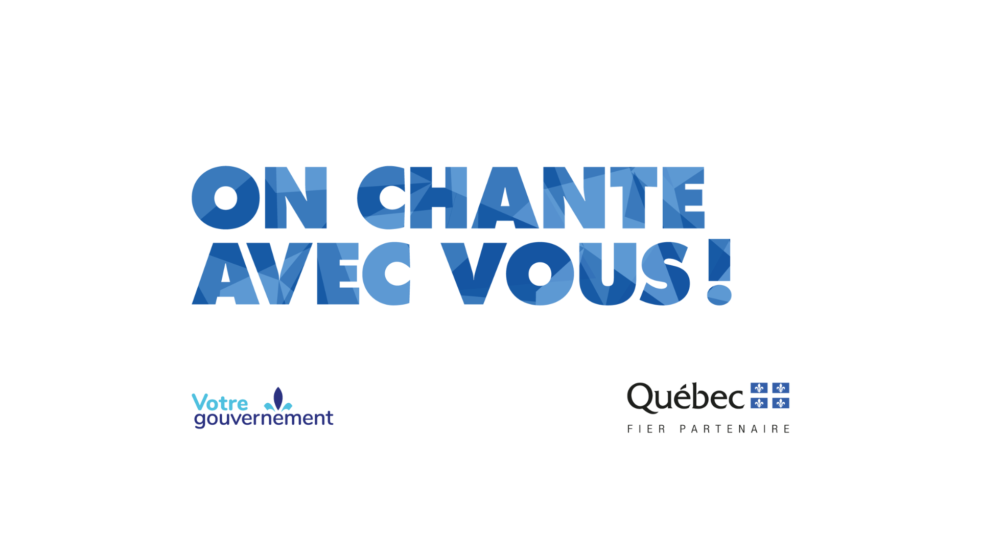Mot du gouvernement du Québec - 40 ans de passion pour la chanson francophone