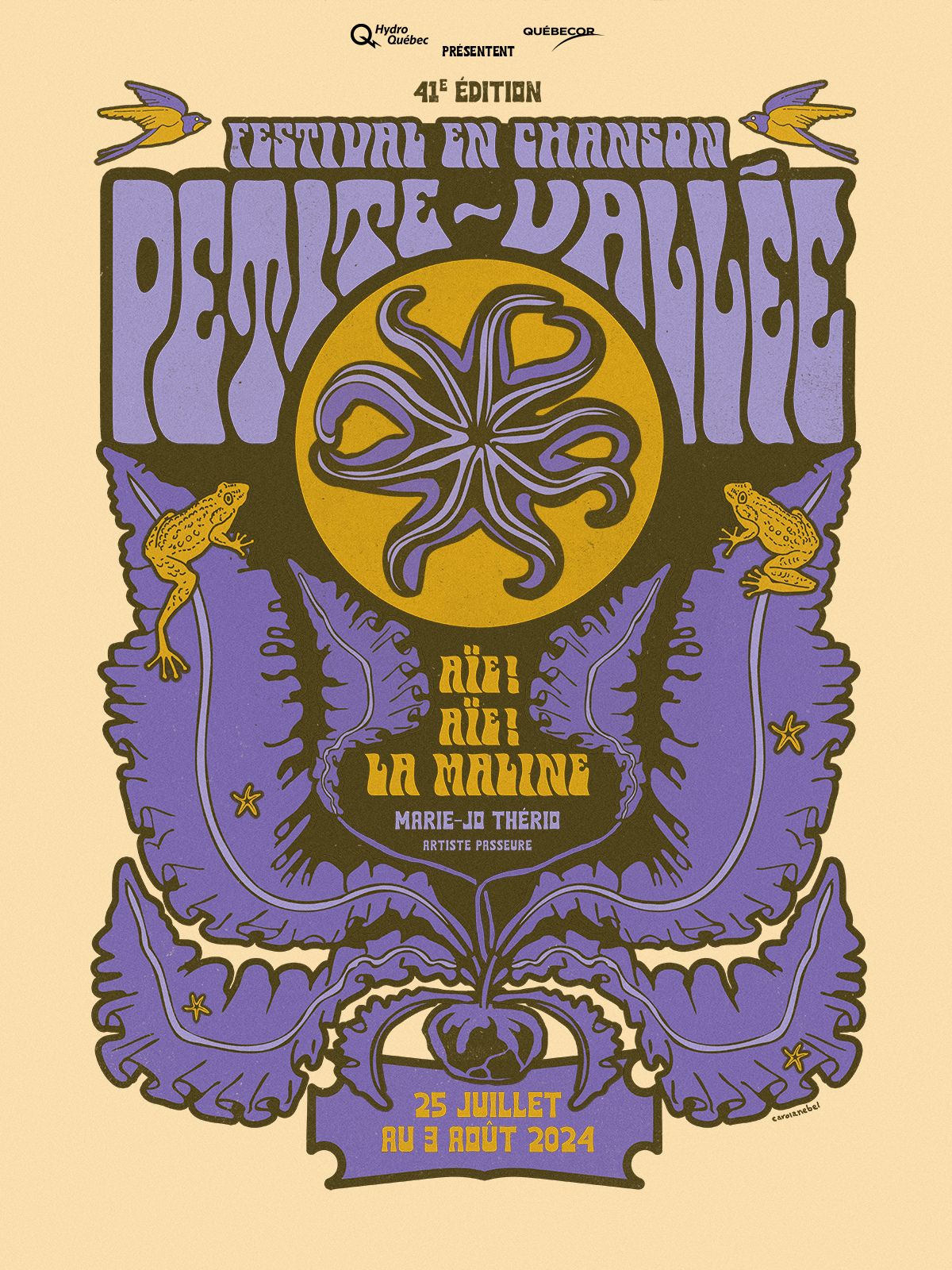 Festival en chanson 2024 affiche