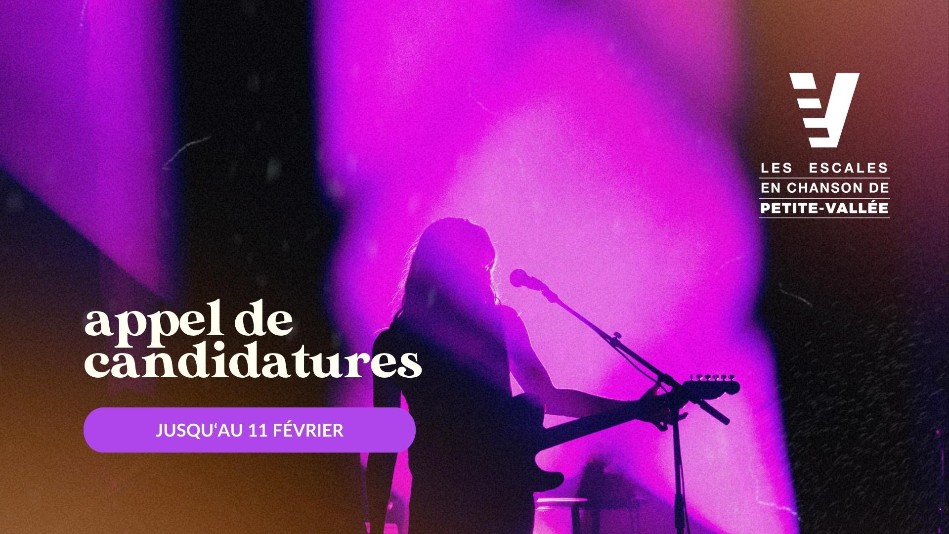 Début des inscriptions pour l’édition 2024  des Escales en chanson de Petite-Vallée