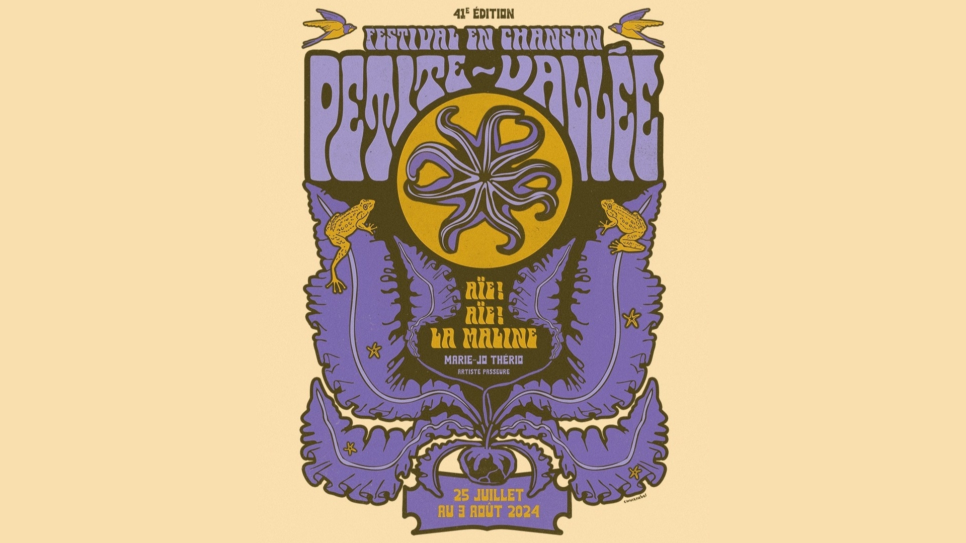 L'identité visuelle de la 41e édition du Festival en chanson : Une métaphore marine et poétique